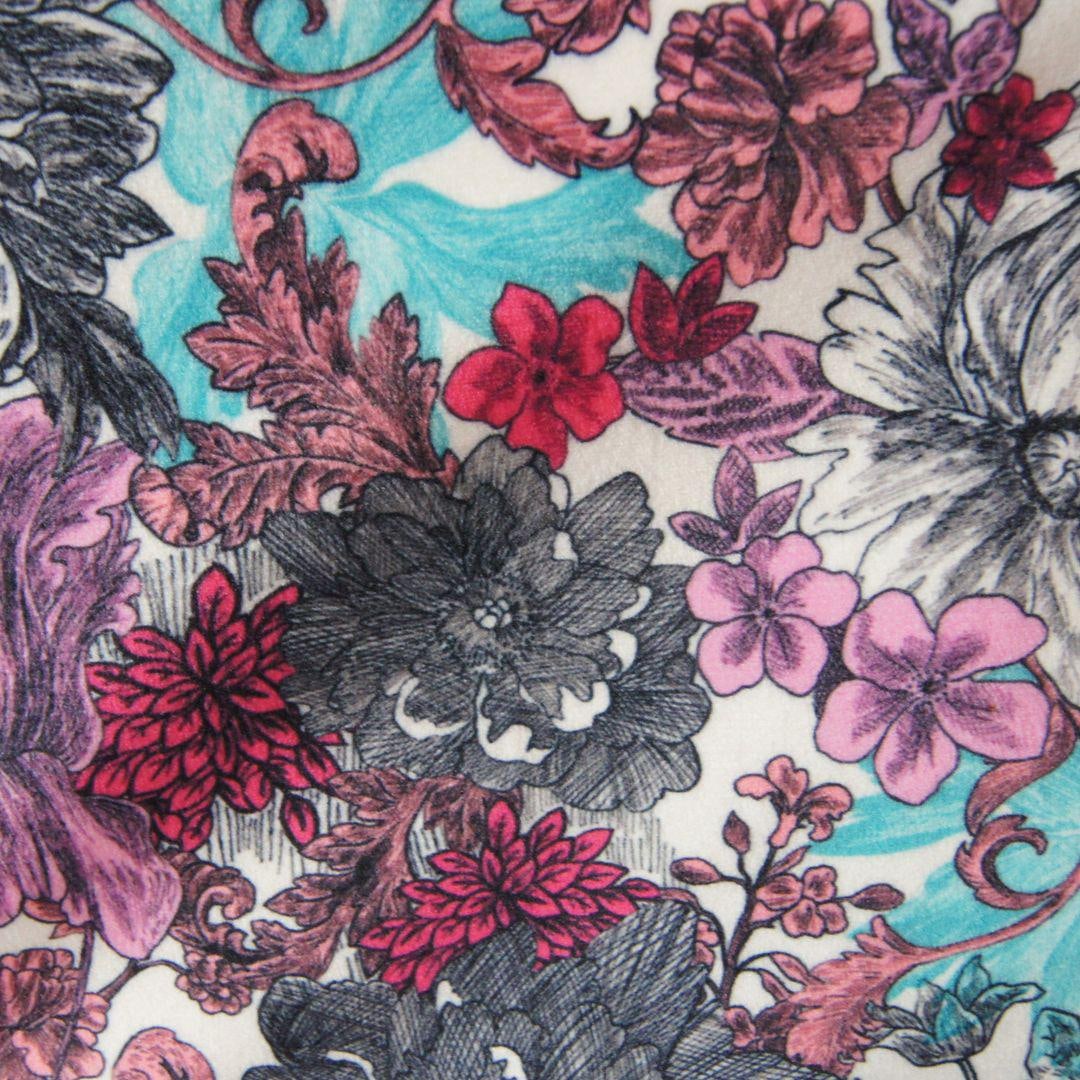 Pochette velours Rocco